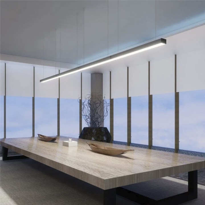 Linéaire LED suspendue noir 40 Watts 120 cm | Interconnectable | CCT