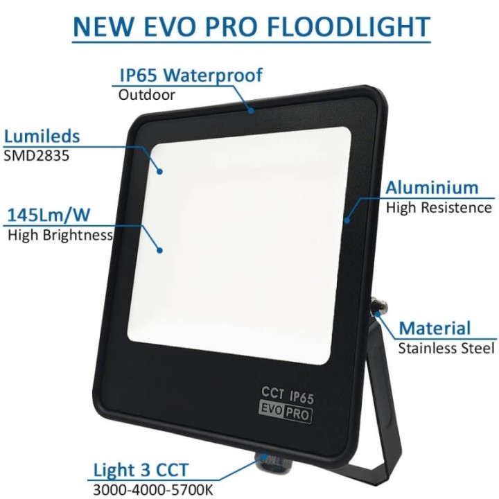 projecteur-CCT-IP65-extérieur-LED