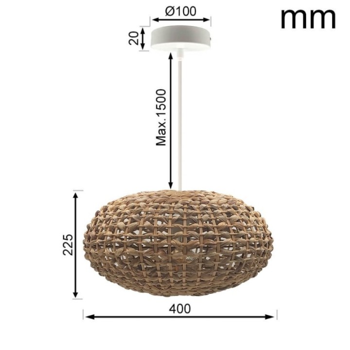 Lampe Suspendue COR pour LED E27
