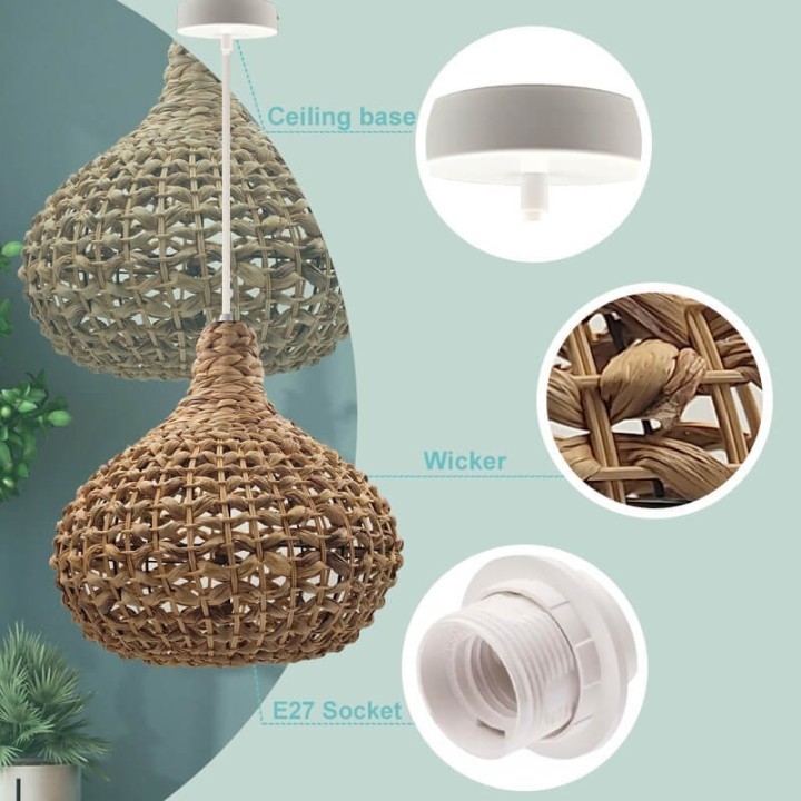 Lampe Suspendue - VAS pour LED E27