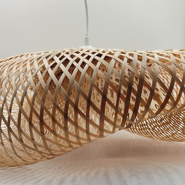 Lampe Suspendue - BAMBOU design pour LED E27