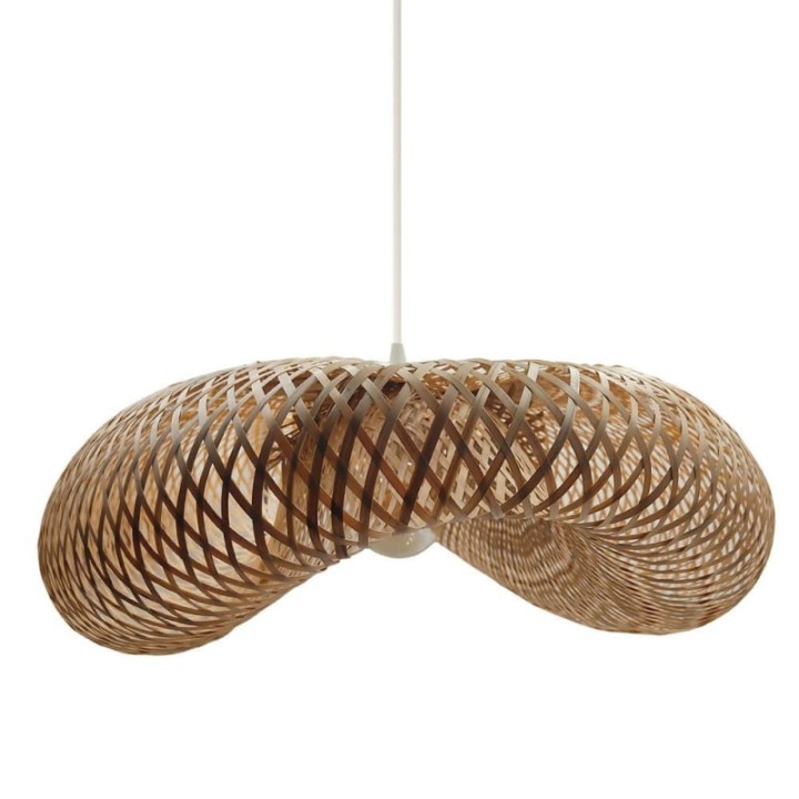 Lampe Suspendue - BAMBOU design pour LED E27