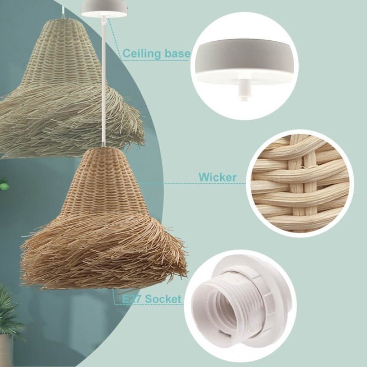 Lampe Suspendue - KED pour LED E27