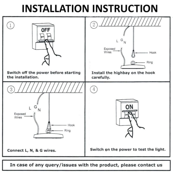 Cloche Industrielle LED 100W-200W – OSRAM – 140 lm/W – No Flicker