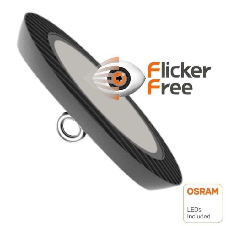 Cloche Industrielle LED 80W-150W – OSRAM – 140 lm/W – No Flicker