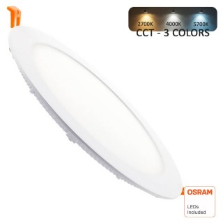 Downlight LED 24W - Slim encastrable - OSRAM LED ajustable - CCT