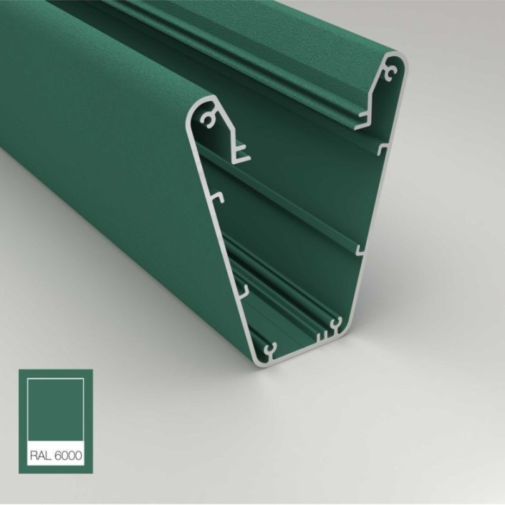 Suspension Linéaire LED Vert Patiné sur Mesure Personnalisables| 0,5m à 2m |