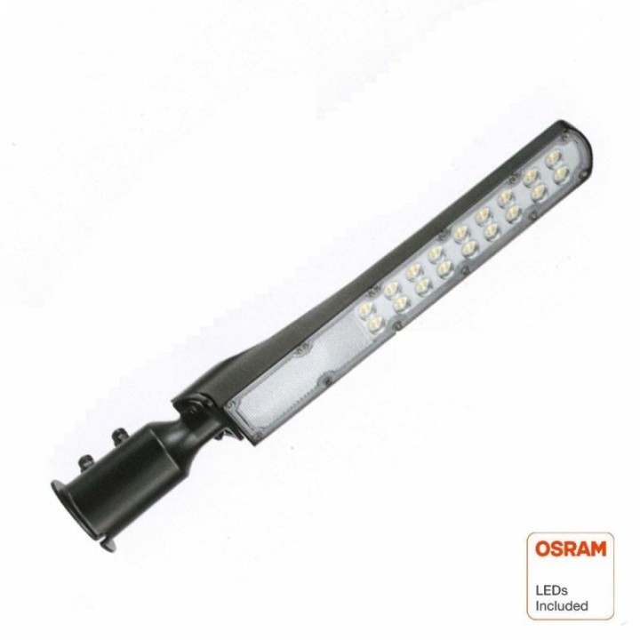 Réverbère LED 50W – Puce OSRAM – IP65 – Bras orientable