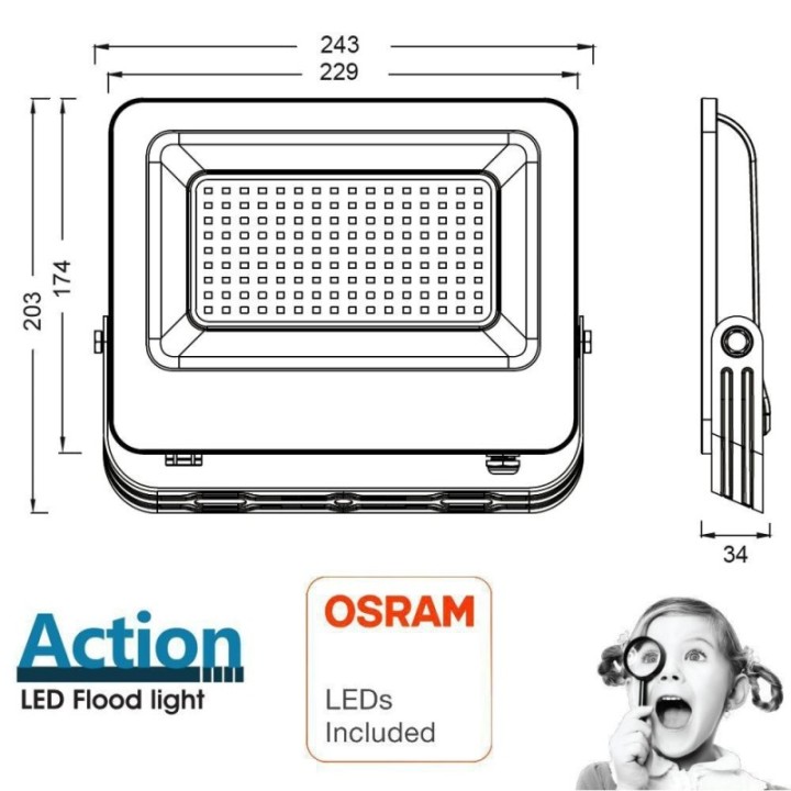 croquis-projecteur-led-osram-10w