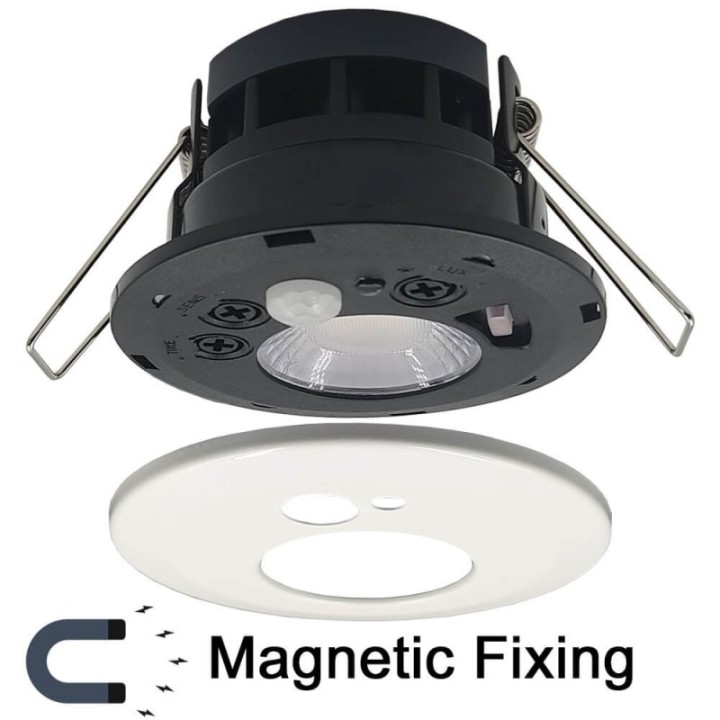 Petit spot LED Capteur de mouvement 7 Watts - IP65 - CCT