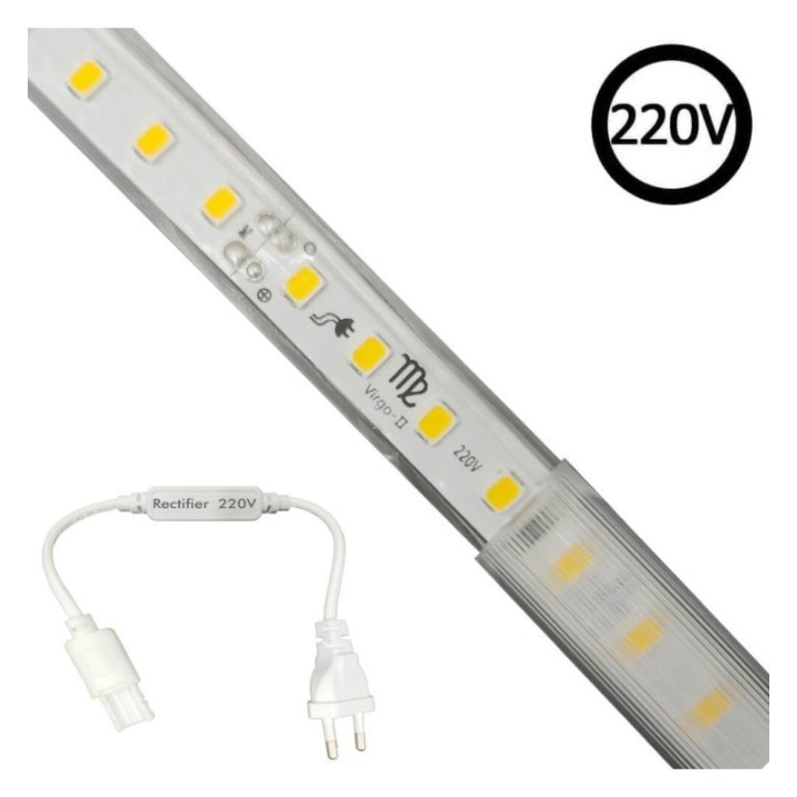 Câble d’alimentation 220V pour ruban LED – Redresseur secteur 400W – 38 cm
