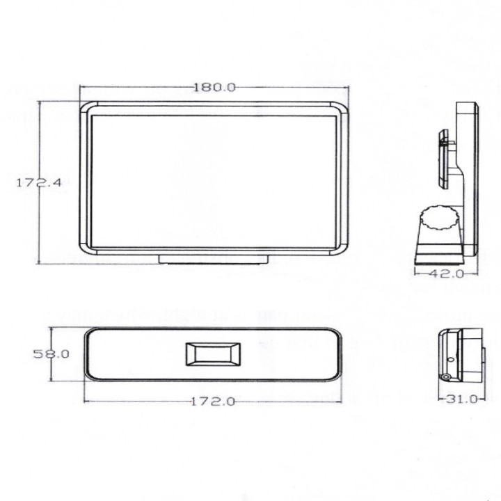 Applique solaire LED détachable 1000 lumens – Panneau déporté 2 m – Capteur PIR – 4000K