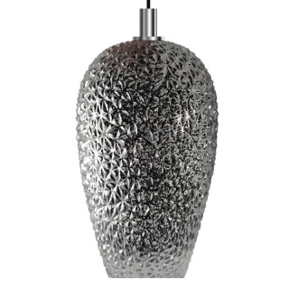 Suspension LED à filament - verre argenté - 4 watts