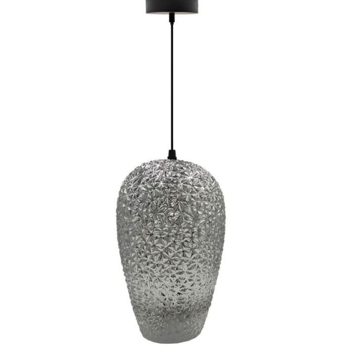 Suspension LED à filament - verre argenté - 4 watts