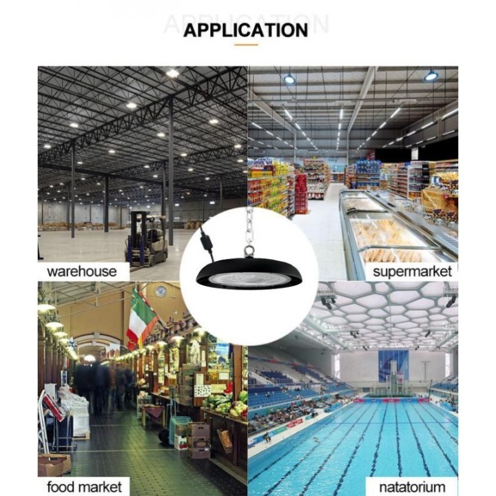 Cloche LED Industrielle UFO 150W – CCT – IP65 – Haute performance