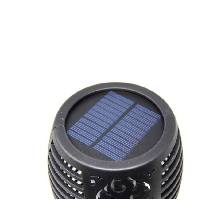 Torche Solaire LED effet Flamme sur Piquet