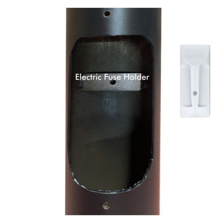 Colonne mât Noir - 3 mètres - 4 mètres