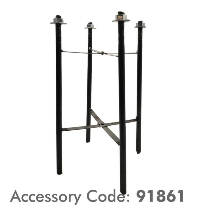 Colonne Noir - 3 mètres - 4 mètres - finition 60mm