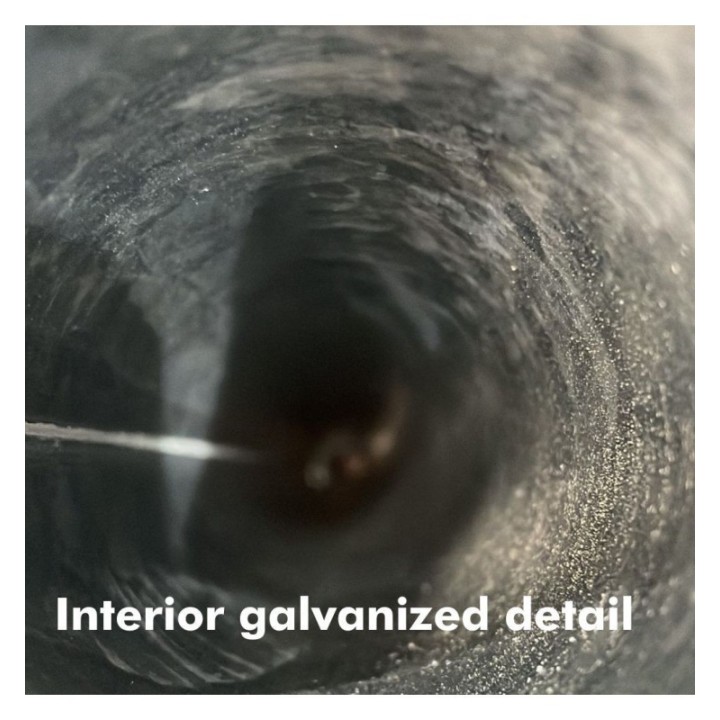 Colonne Noir - 3 mètres - 4 mètres - finition 60mm