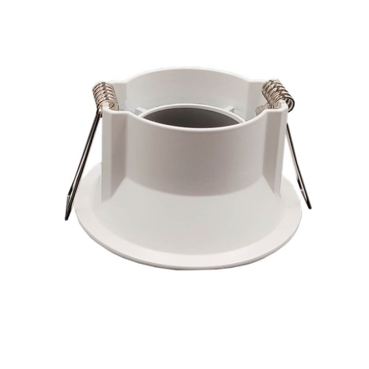 Anneau Fixe Circulaire cône pour GU10 - Blanc