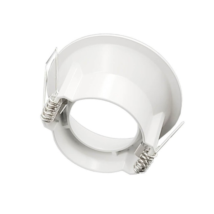 Anneau Fixe Circulaire cône pour GU10 - Blanc