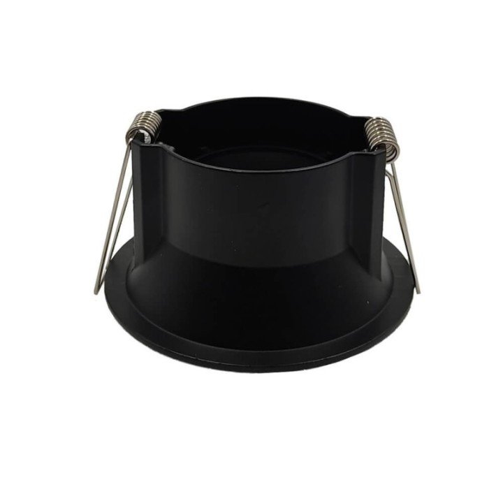 Anneau Fixe Circulaire Noir GU10  – Aluminium Design