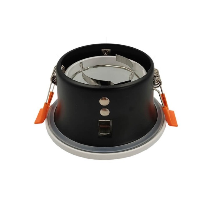 Anneau d'encastrement fixe étanche GU10 - IP65 - BLANC