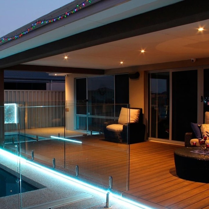 Anneau d'encastrement fixe étanche GU10 - IP65 - BLANC