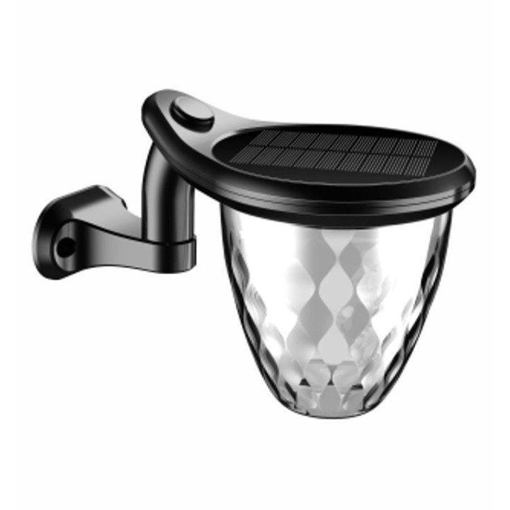 Applique solaire LED 3-en-1 200 lm – CCT (3000K/4000K/5700K) – IP54 – Détecteur de mouvement