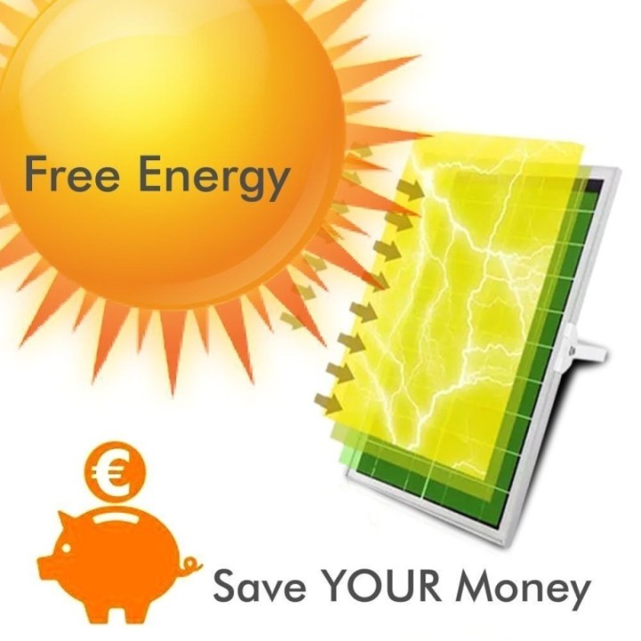 Applique solaire à détection pour porte d'entrée - IP54 - Couleur 5700K