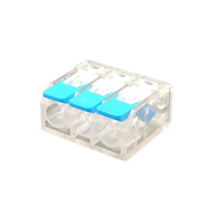 Connecteur Rapide - 3 Entrées - pour Câble Électrique