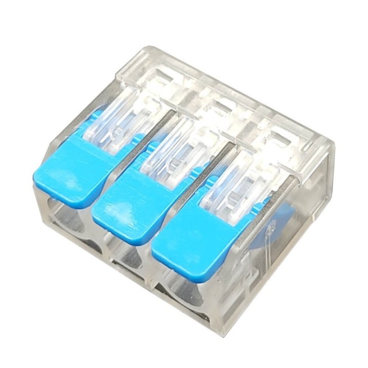 Connecteur Rapide - 3 Entrées - pour Câble Électrique