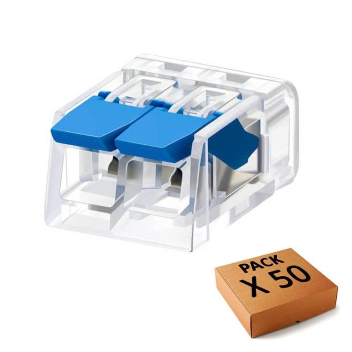 Connecteur Rapide - 2 Entrées - pour Câble Électrique