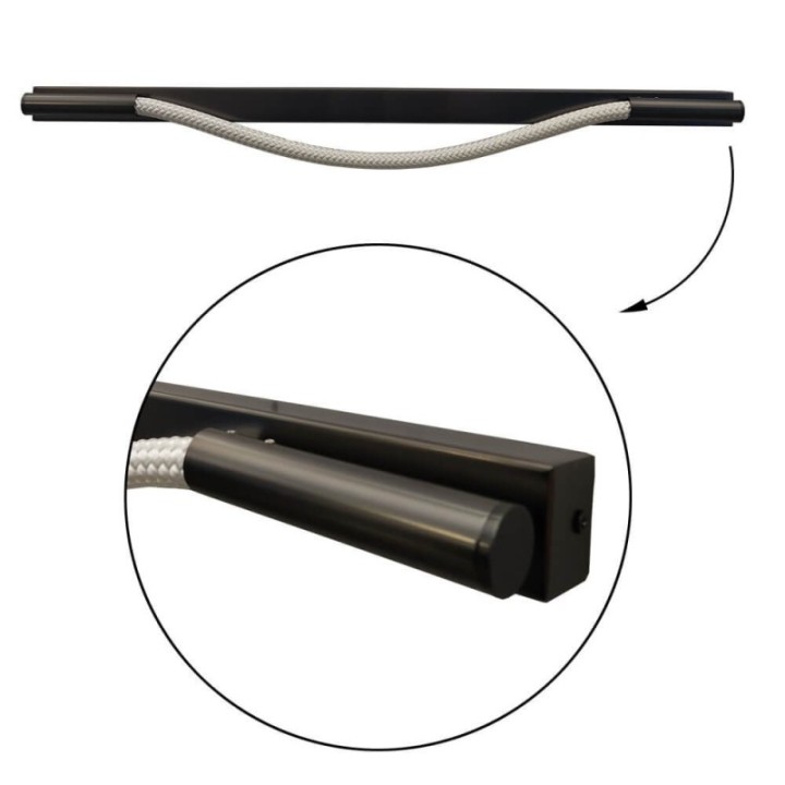 Applique LED Murale 8W – Intérieur – 3500K – Design Moderne avec Corde Lumineuse