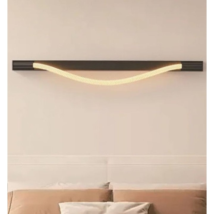 Applique LED Murale 8W – Intérieur – 3500K – Design Moderne avec Corde Lumineuse