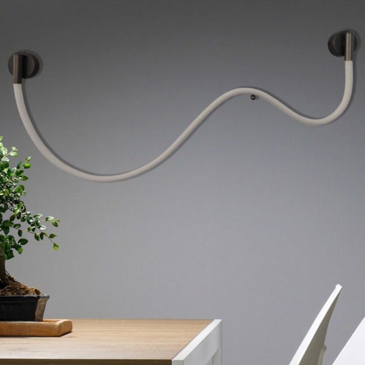 Applique LED murale 25W en corde tressée – Éclairage intérieur élégant – 3500K