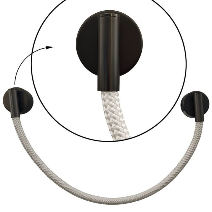 Corde lumineuse applique murale 10W – Design intérieur élégant – 3500K