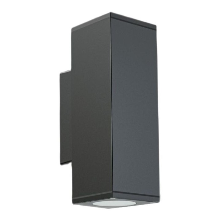 Applique murale LED carrée - IP65 – Double faisceau pour GU10