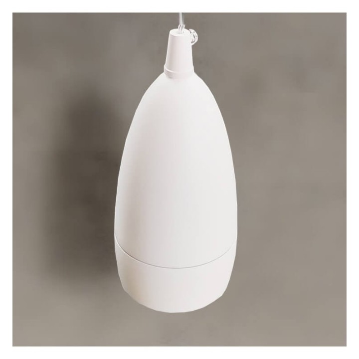 Lampe Suspendue Blanc pour GU10 - Design Élégant et Minimaliste