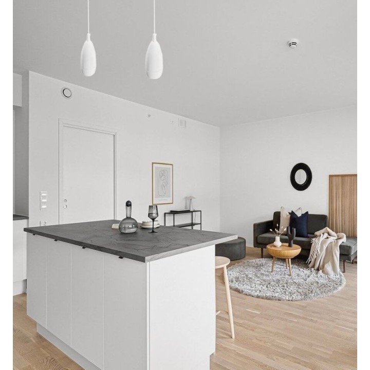 Lampe Suspendue Blanc pour GU10 - Design Élégant et Minimaliste