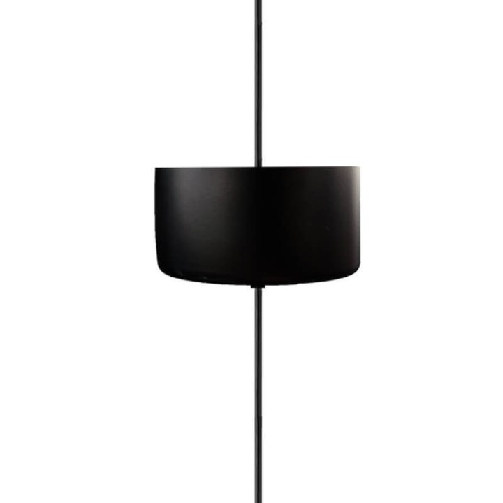 Lampe Suspendue noir perle pour GU10 - Design Élégant et Minimaliste