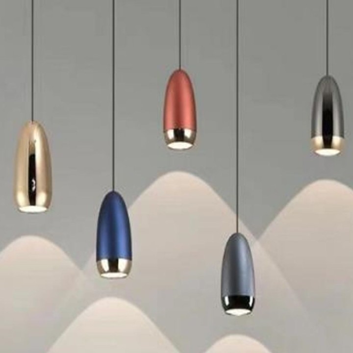 Lampe Suspendue noir perle pour GU10 - Design Élégant et Minimaliste