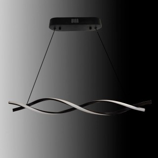 Suspension LED Design Noire | 24 watts | Élégante et Moderne en Alu