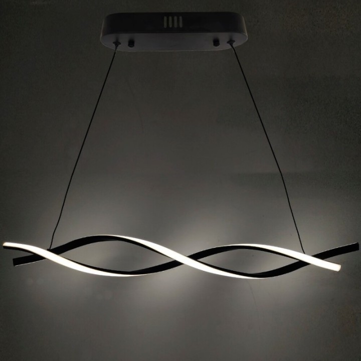Suspension LED Design Noire | 24 watts | Élégante et Moderne en Alu