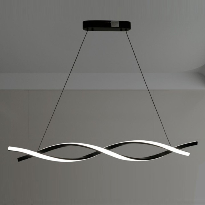 Suspension LED Design Noire | 24 watts | Élégante et Moderne en Alu