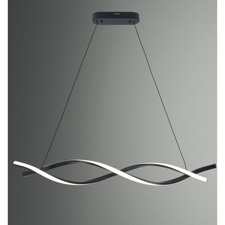 Suspension LED Design Noire | 24 watts | Élégante et Moderne en Alu