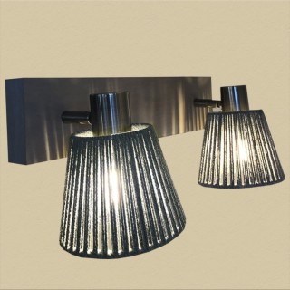 Applique murale en bois noir – Éclairage LED design bois