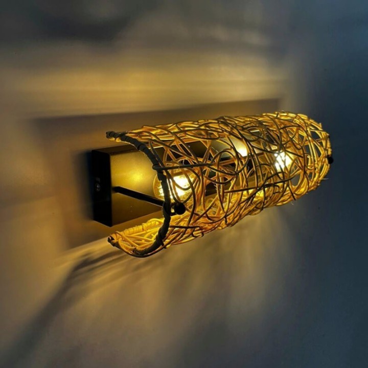 Applique murale LED - Éclairage cosy pour la chambre ou le salon.