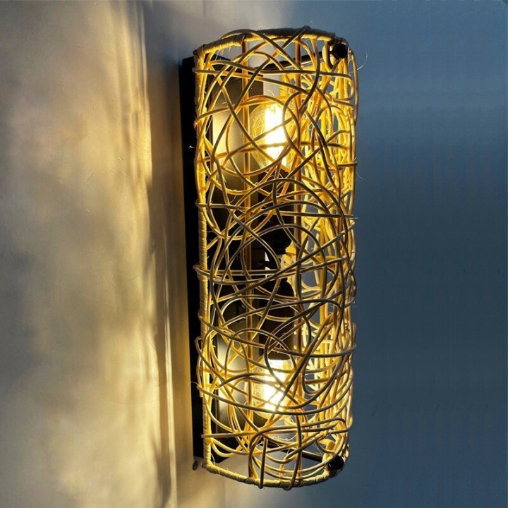 Applique murale LED - Éclairage cosy pour la chambre ou le salon.