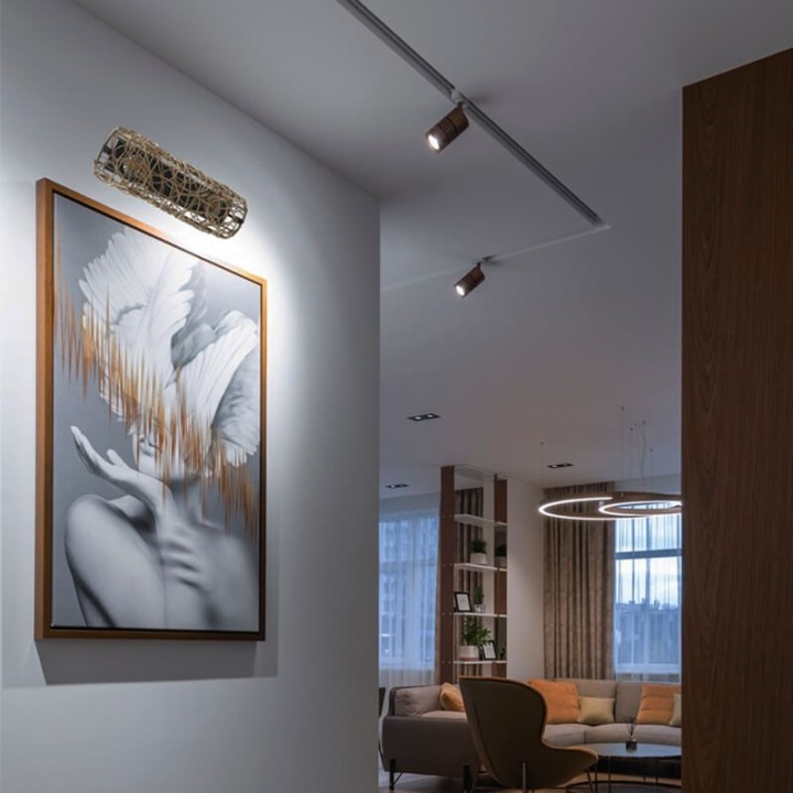 Applique murale LED - Éclairage cosy pour la chambre ou le salon.